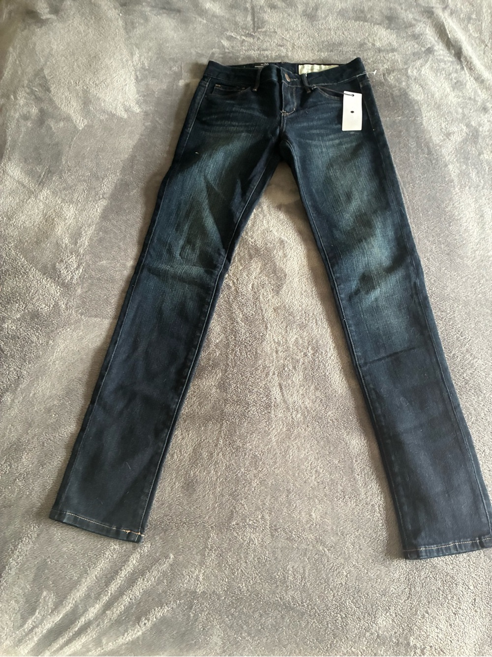 Dark Wash Straight Leg Jeans